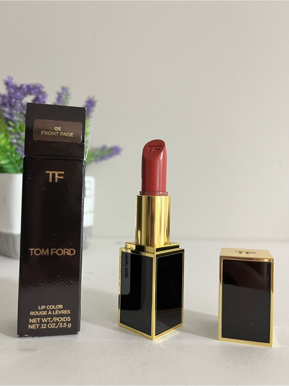 05 Front Page, Tom Ford Lip Color Rouge Lipstick, Full Size, 0.12 OZ, New